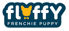 Fluffy Frenchie Puppy Logo